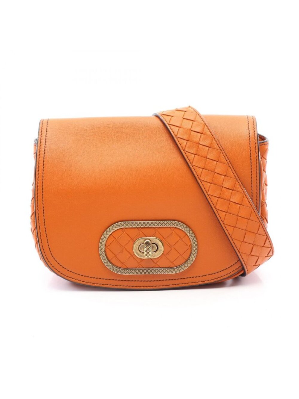 Bottega Veneta Shoulder Bag Luna Camel Leather